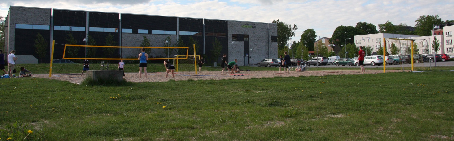 Volleyboll är en av många aktiviteter vid Campus1477